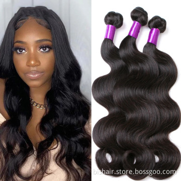 BIS Hair 9A Brazilian Body Wave 3 Bundles Unprocessed Virgin Human Hair Weave Bundles human hair extension